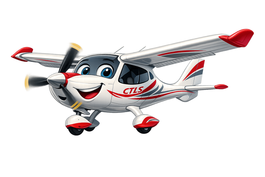 Dessin CTLS avion aéroclub à Valenciennes